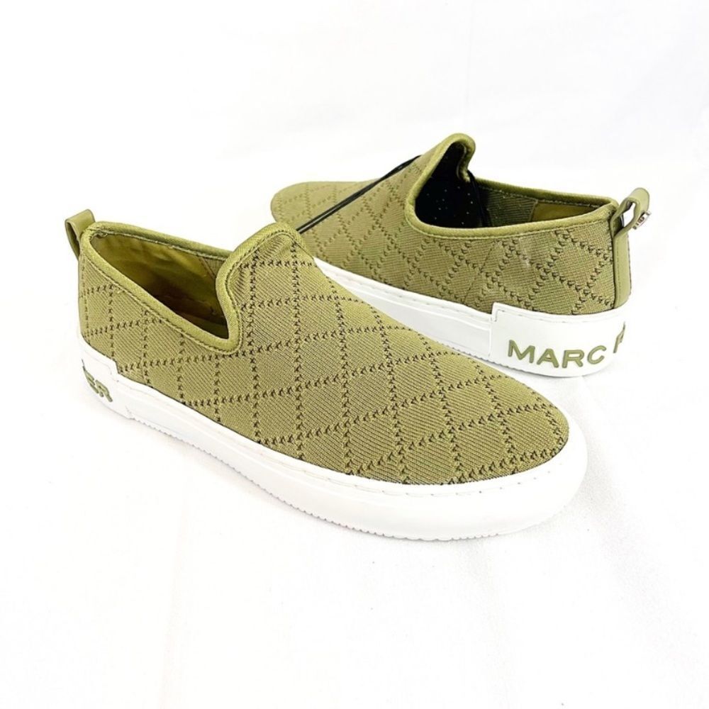 Marc Fisher Delya Slip on Olive Sneakers